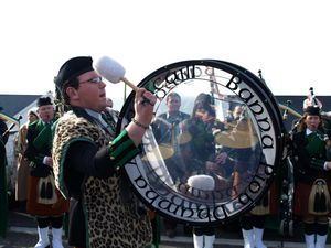 St. Patrick's Day 2009 Dooagh Pipe Band