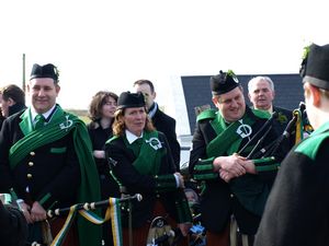 St. Patrick's Day 2009 Dooagh Pipe Band