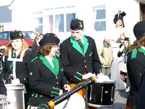 St. Patrick's Day 2009 Dooagh Pipe Band