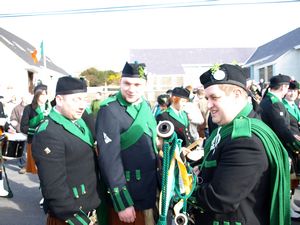 St. Patrick's Day 2009 Dooagh Pipe Band
