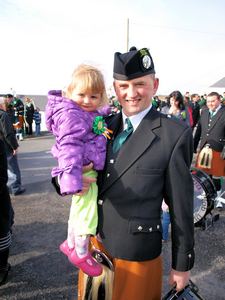 St. Patrick's Day 2010 Dooagh Pipe Band