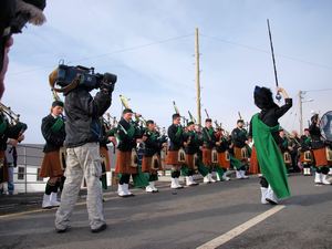 St. Patrick's Day 2010 Dooagh Pipe Band