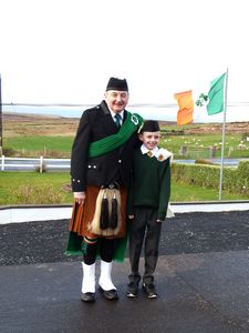 St. Patrick's Day 2011 Dooagh Pipe Band