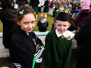 St. Patrick's Day 2011 Dooagh Pipe Band