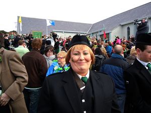 St. Patrick's Day 2011 Dooagh Pipe Band