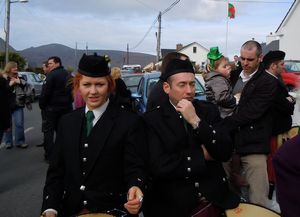 St. Patrick's Day 2011 Dooagh Pipe Band
